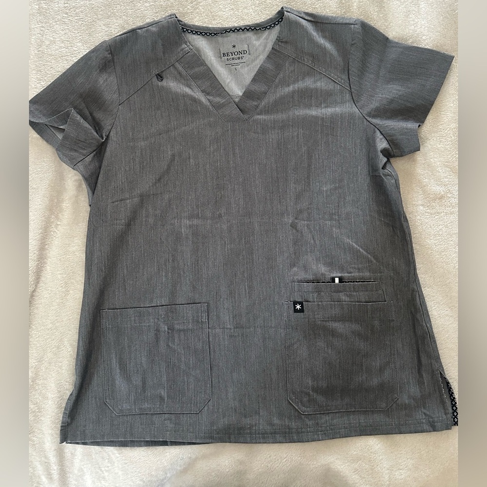 Woman’s scrub top and pants set